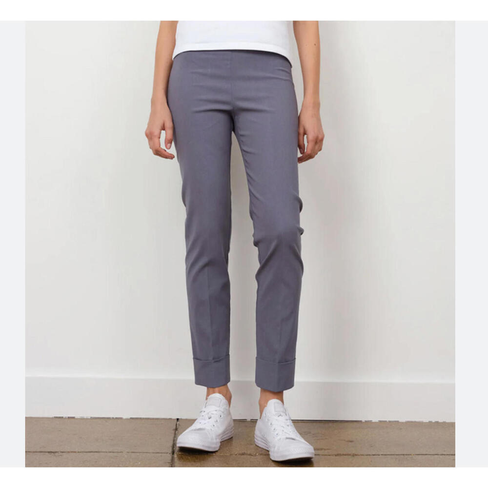 AVENUE MONTAIGNE story blue high waisted trousers sz 8